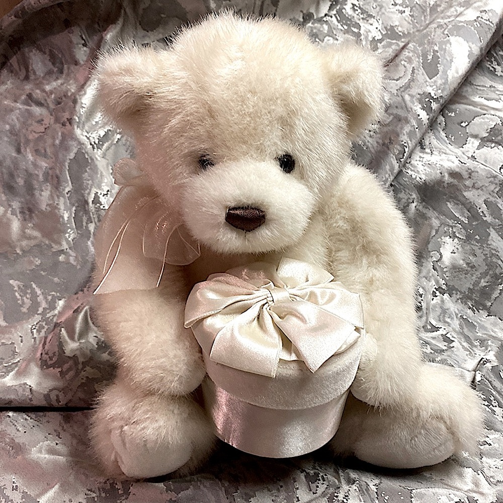 GUND bear with gift box